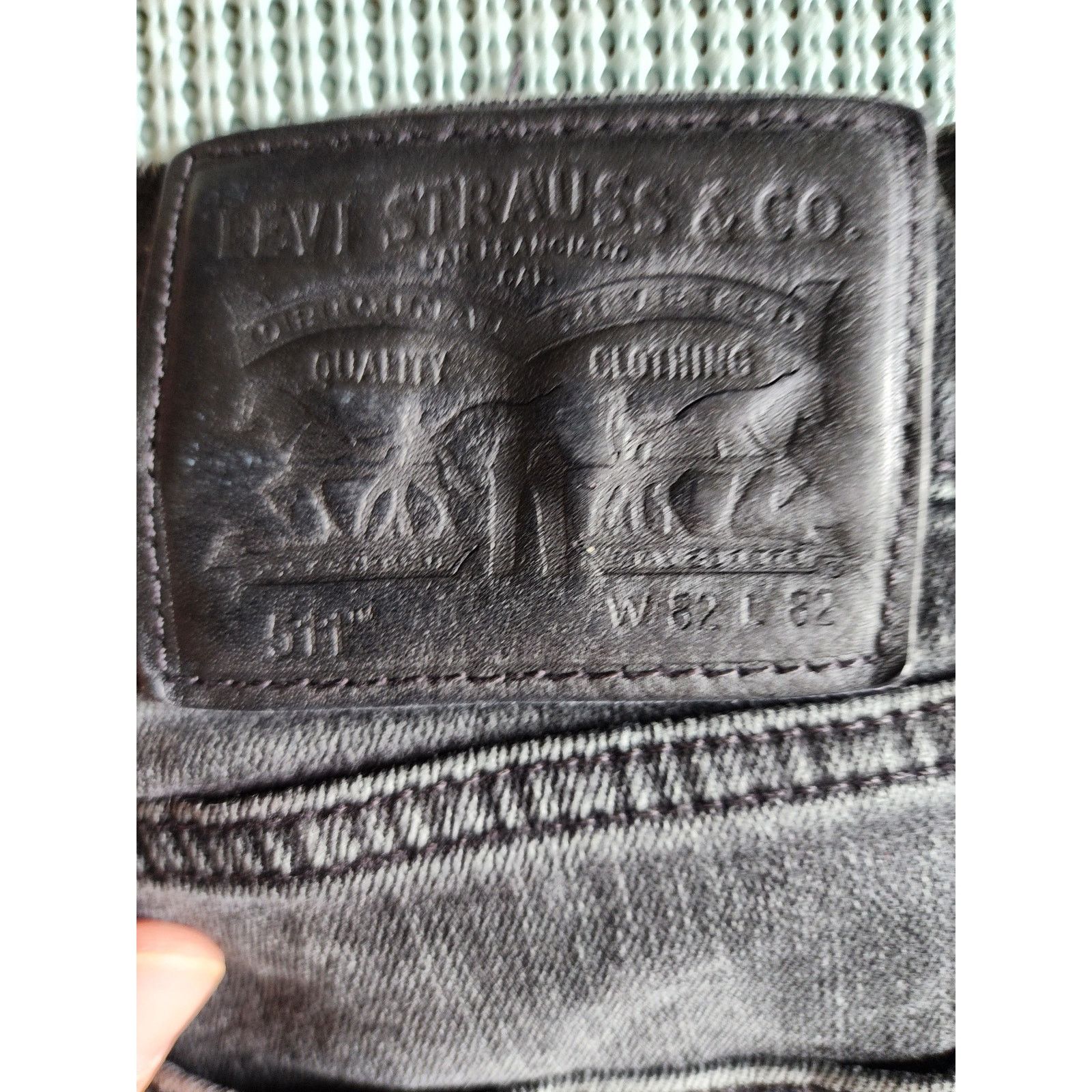 Levi's Levi's 511 32X32 Gray Men's Jeans Black Label Size US 32 / EU 48 - 6 Thumbnail