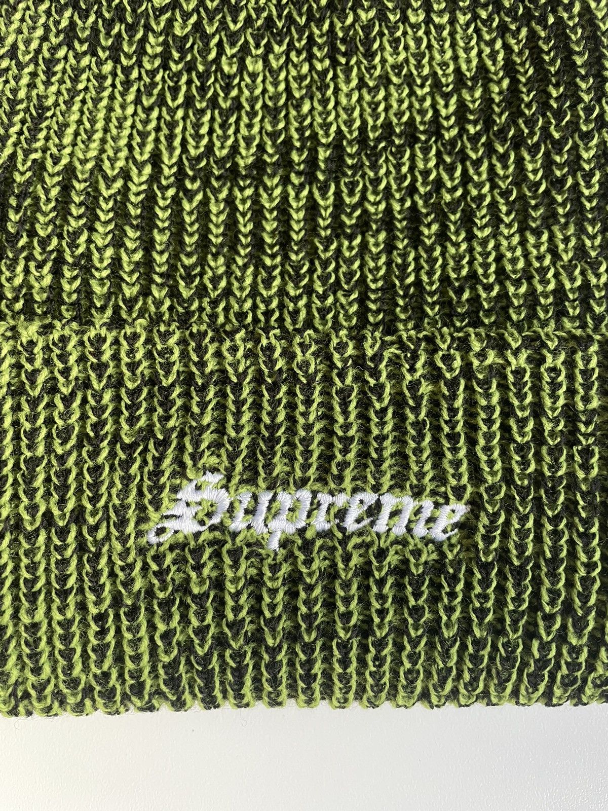 Supreme Twisted LOOSE GAUGE BEANIE Green Size ONE SIZE - 2 Thumbnail