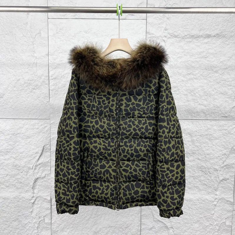 Prada Green Cotton Men's Puffer Jacket