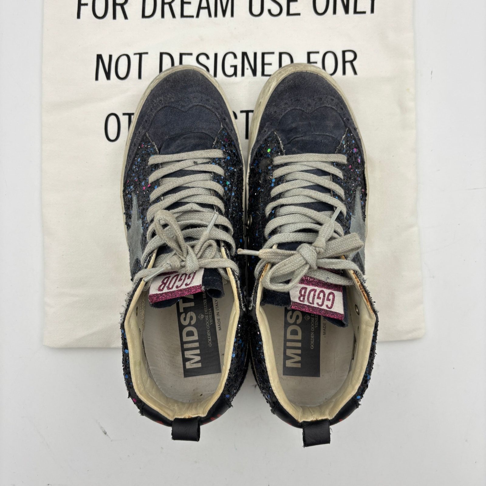 Golden Goose Golden Goose Midstar Glitter Sneakers Shoes Women's 37 US 7 Size US 7 / IT 37 - 6 Thumbnail