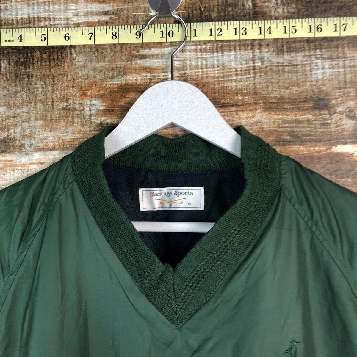 Vintage Heritage Sport Green Sweatshirt windbreaker #A2186 Size US M / EU 48-50 / 2 - 4 Thumbnail