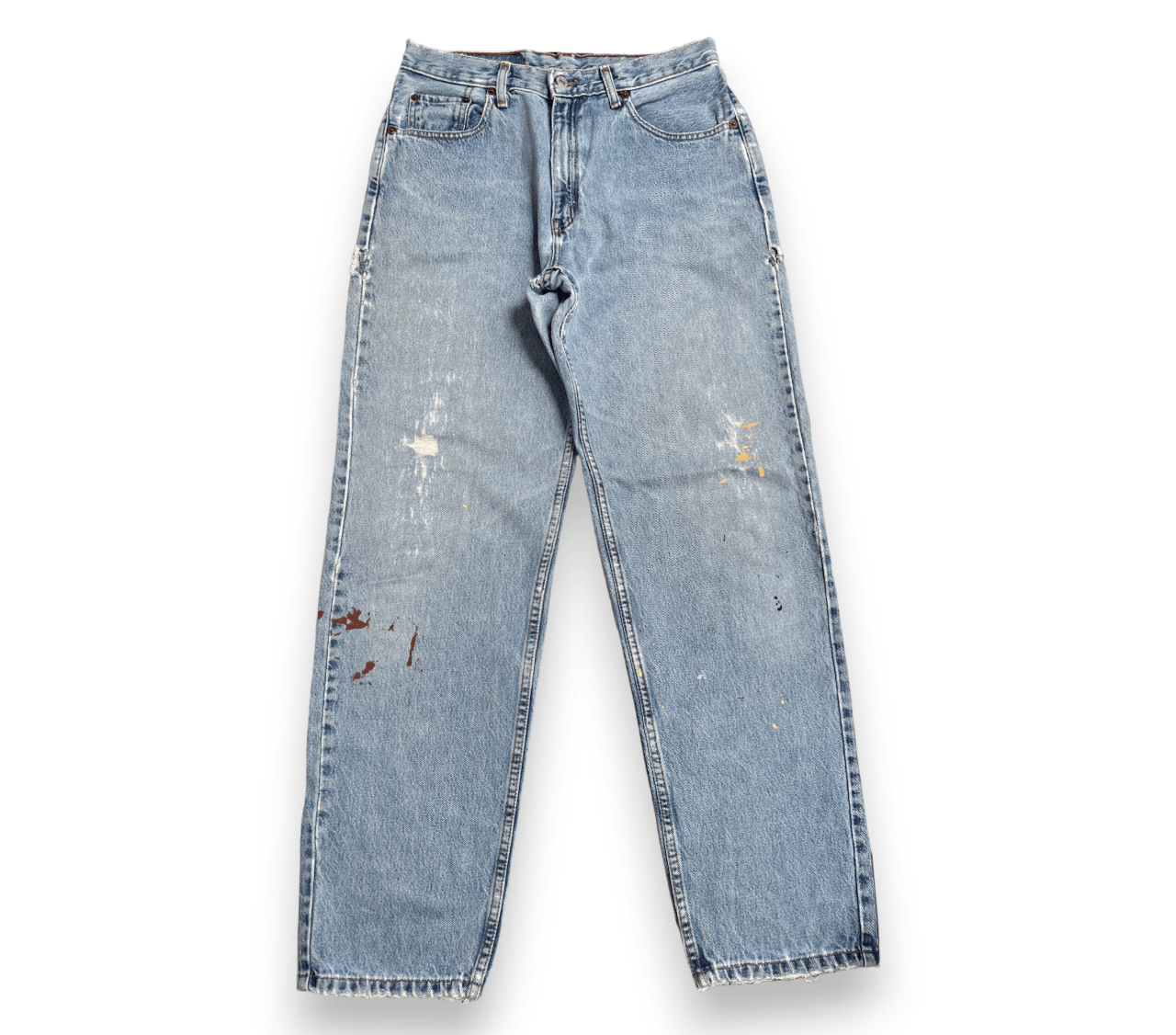 Levi's × Vintage Vintage 90s Levi's 560 Faded Distressed Denim Jeans L80 Size US 30 / EU 46 - 1 Thumbnail