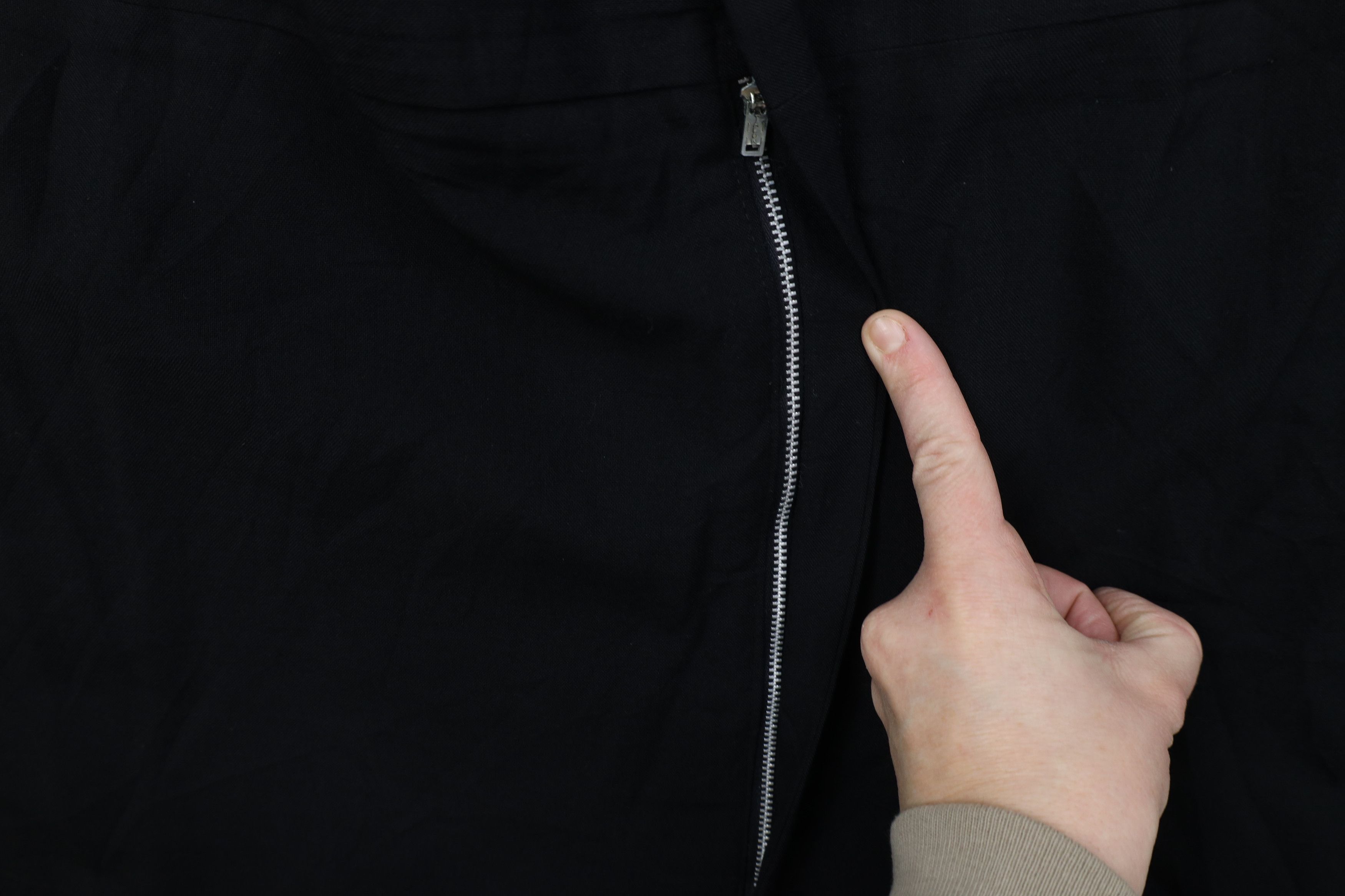 Vintage Vintage 50s Streetwear Rayon Gabardine Tuxedo Pants Black Size US 44 / EU 60 - 6 Thumbnail