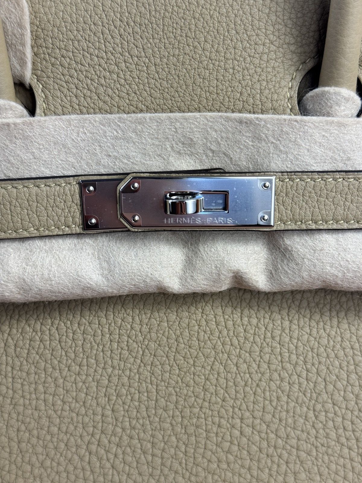 BIRKIN 30 K STAMP POUSSIERE TOGO BAG