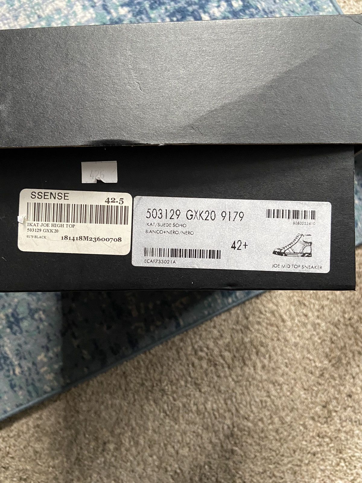 Yves Saint Laurent Joe mid top sneaker Size US 9.5 / EU 42-43 - 2 Thumbnail