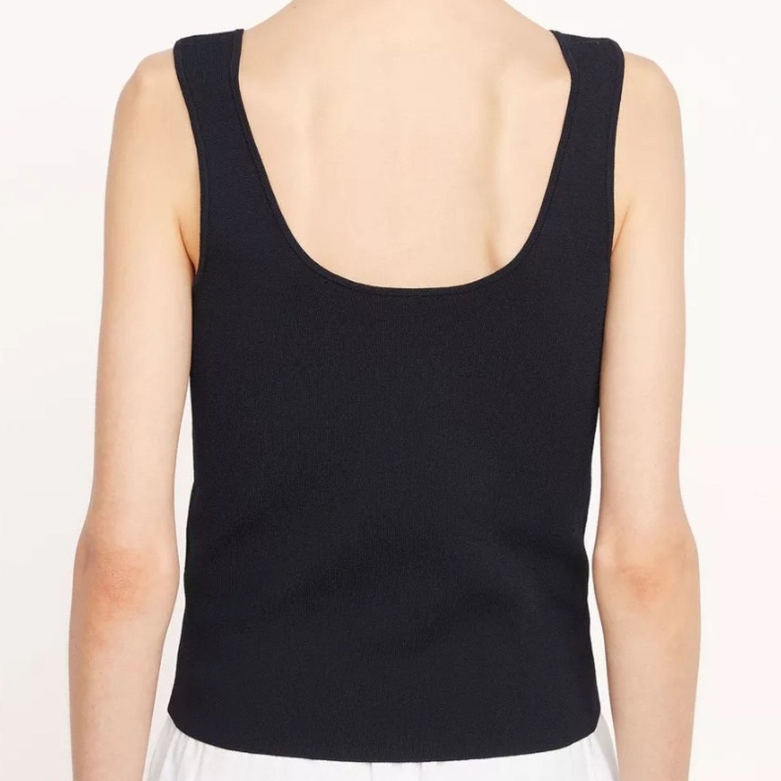 Vince Vince Scoop Neck Tank Top - Black Size XL Size XL / US 12-14 / IT 48-50 - 2 Thumbnail