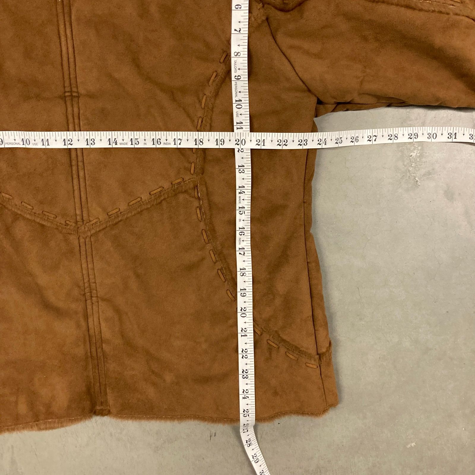 Vintage y2k afghan western leather jacket Size US XL / EU 56 / 4 - 4 Thumbnail