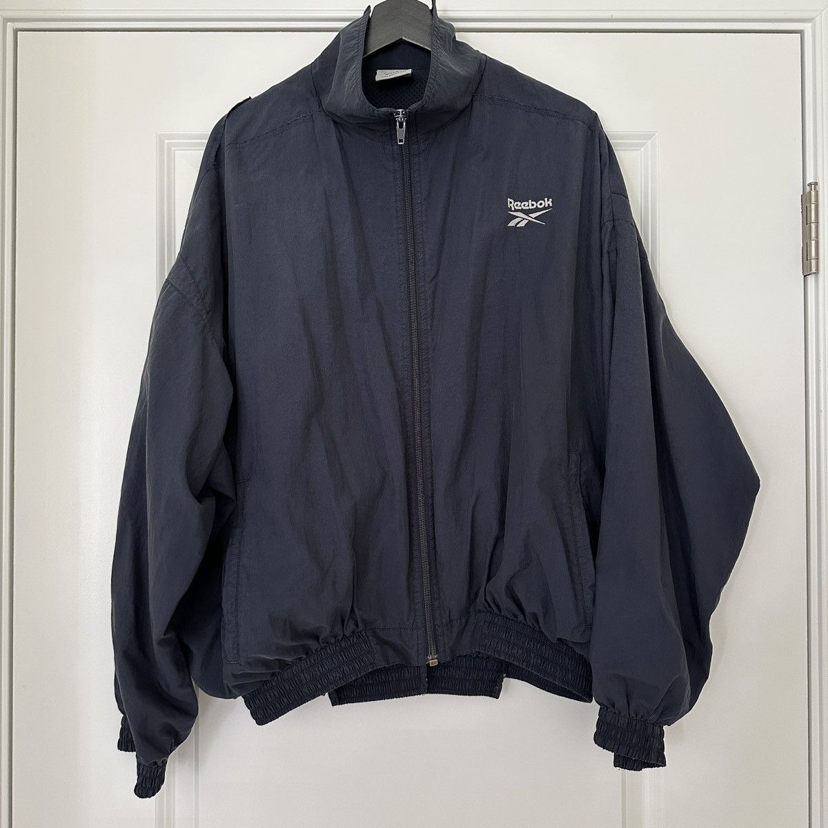 image of Aw18 Reconstructed Reebok Jacket in Blue, Men's (Size Small)