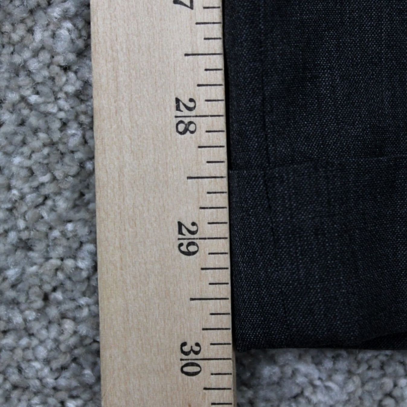 Hugo Boss Hugo Boss Pants Mens 33x30 Gray Wool Stretch Cuffed Flat Front James Brown Size US 33 - 4 Thumbnail