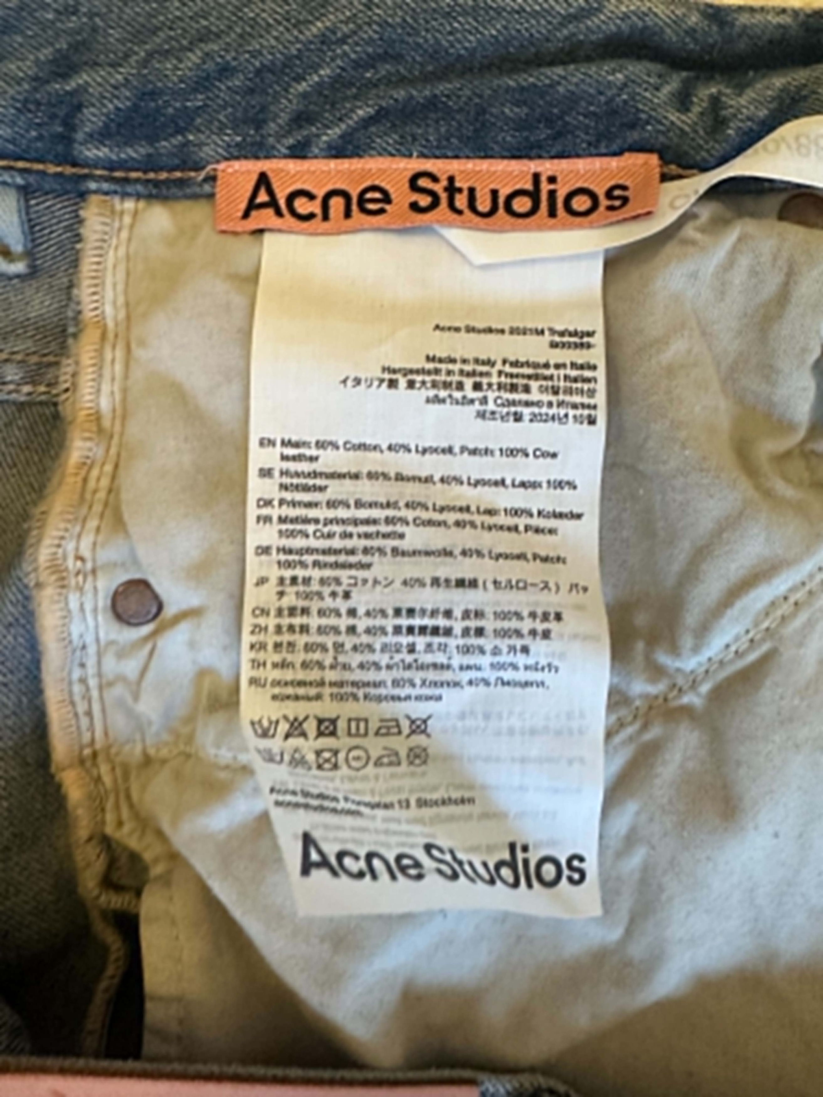 Acne Studios Acne Studios 2021M Trafalgar Jeans Size US 32 / EU 48 - 3 Thumbnail