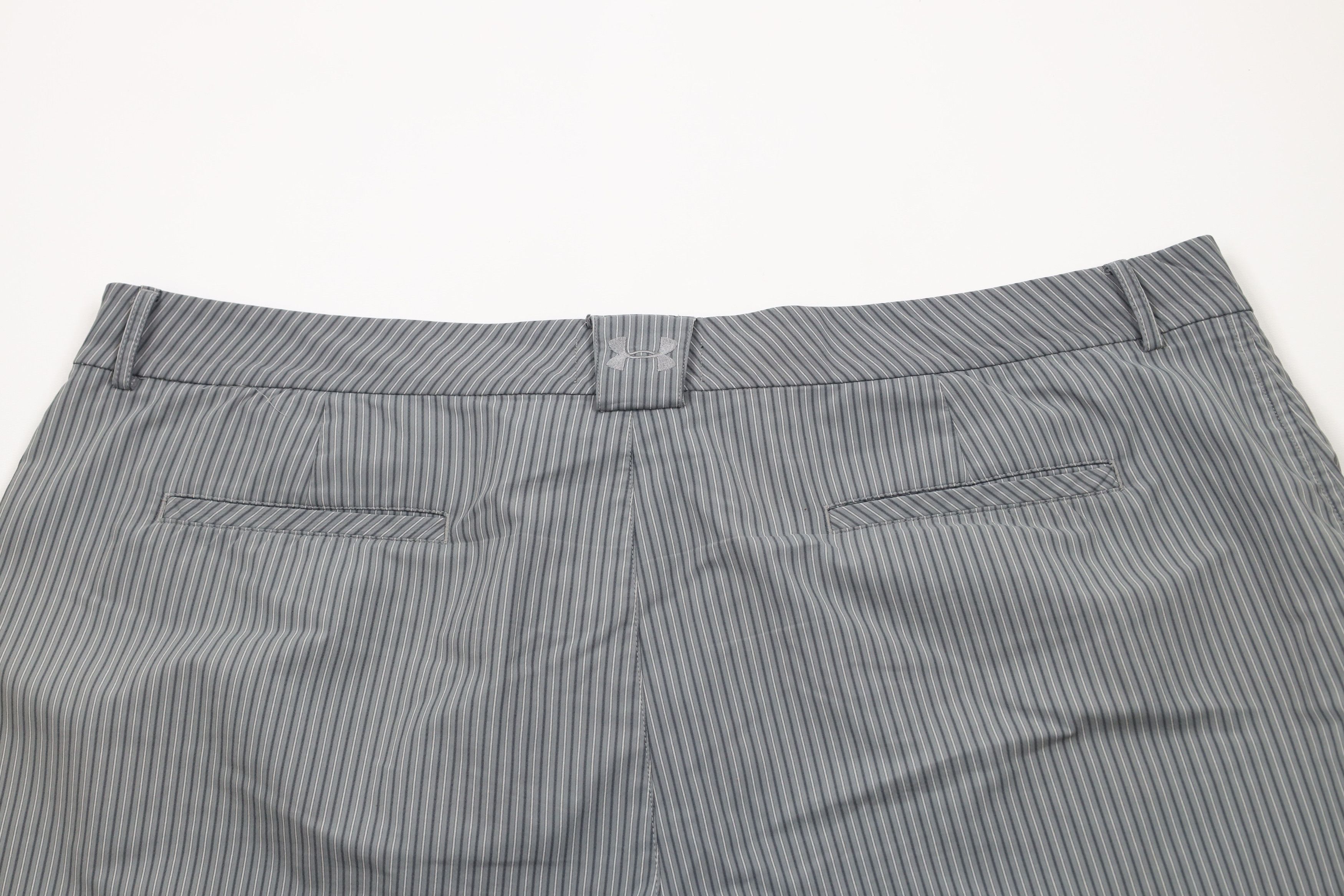Under Armour × Vintage Vintage Under Armour Tech Golfing Golf Chino Shorts Gray Size US 42 / EU 58 - 10 Thumbnail