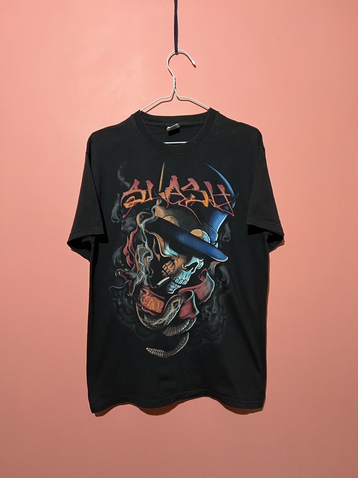 Fruit Of The Loom Slash rock tee skull shirt t-shirt streetwear Size US L / EU 52-54 / 3 - 1 Thumbnail