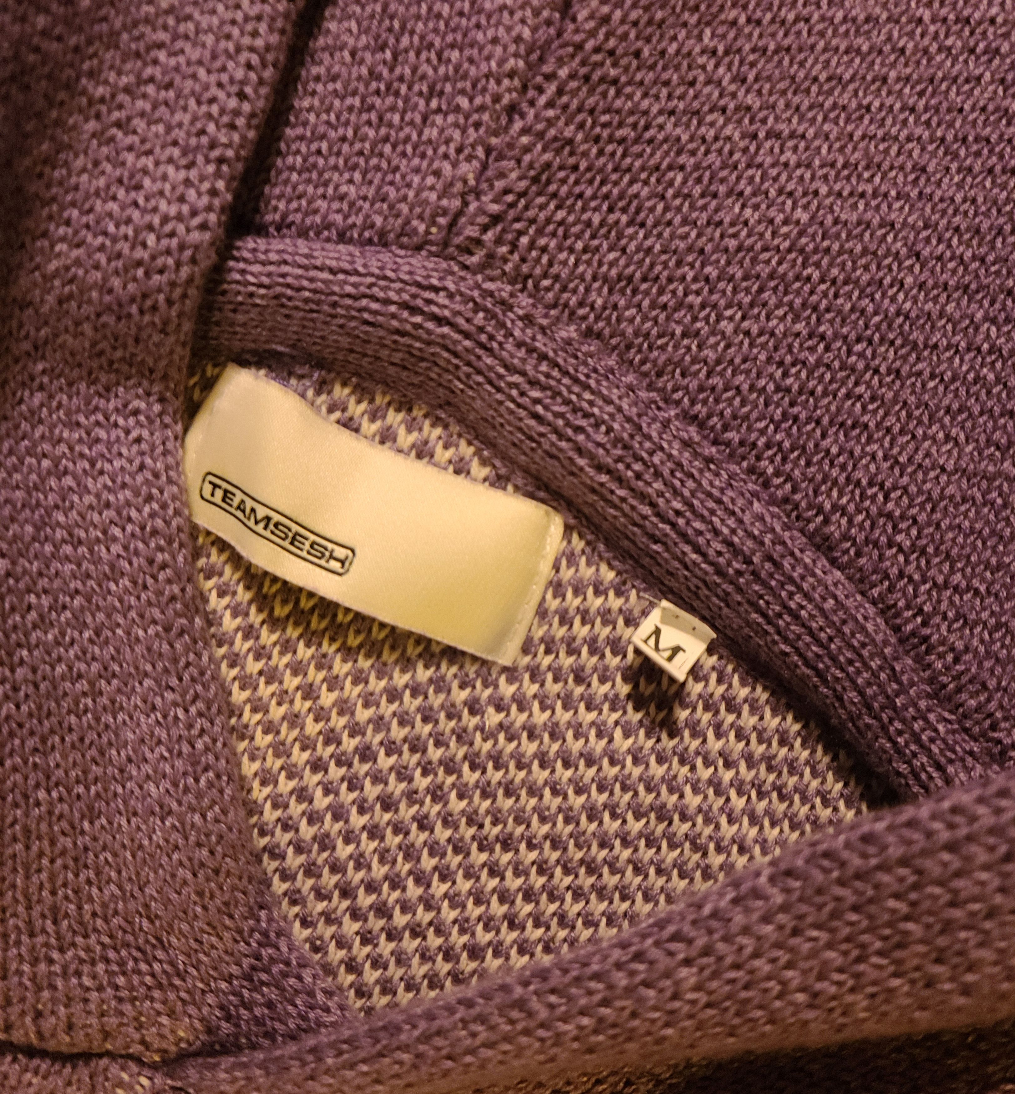 TeamSESH TeamSESH Oversized Knit Skeleton Hoodie (Fits like L) Size US M / EU 48-50 / 2 - 3 Thumbnail