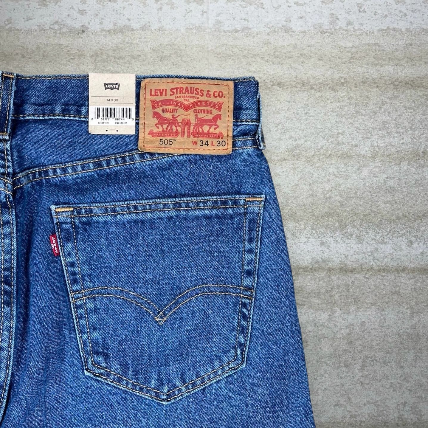 Levi's Vintage Y2K Levis Jeans 34x30 Regular Straight Medium Wash Size US 34 / EU 50 - 3 Thumbnail
