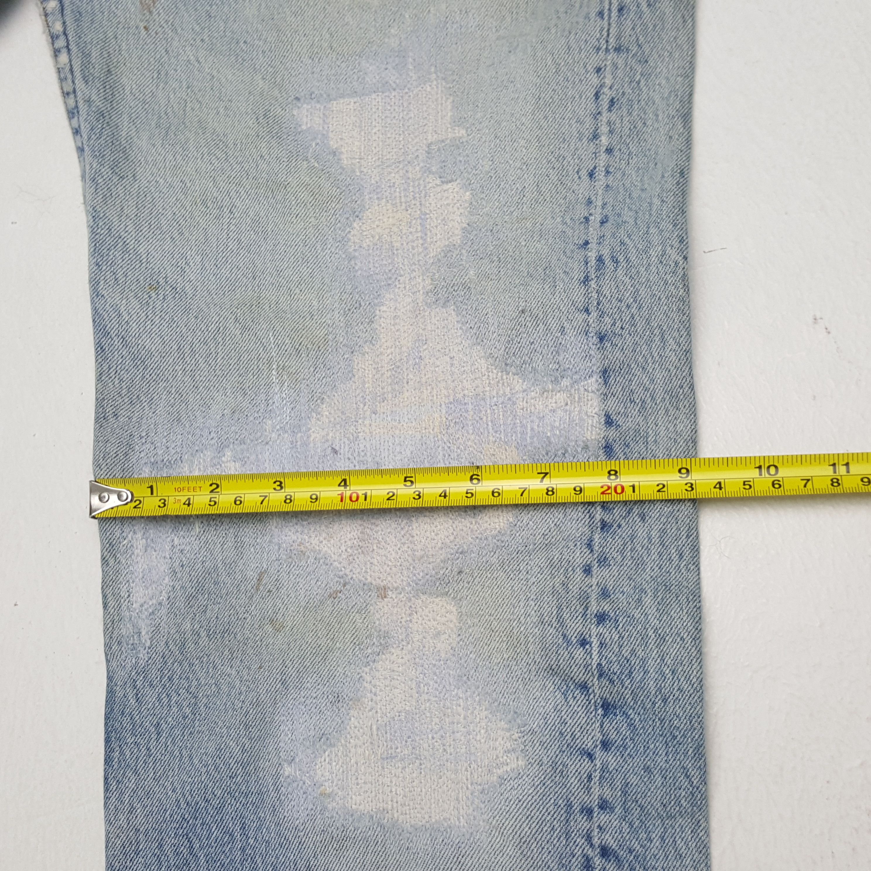 Levi's × Vintage LEVI'S 501 Streetwear Style Distressed Jeans Size US 30 / EU 46 - 10 Thumbnail