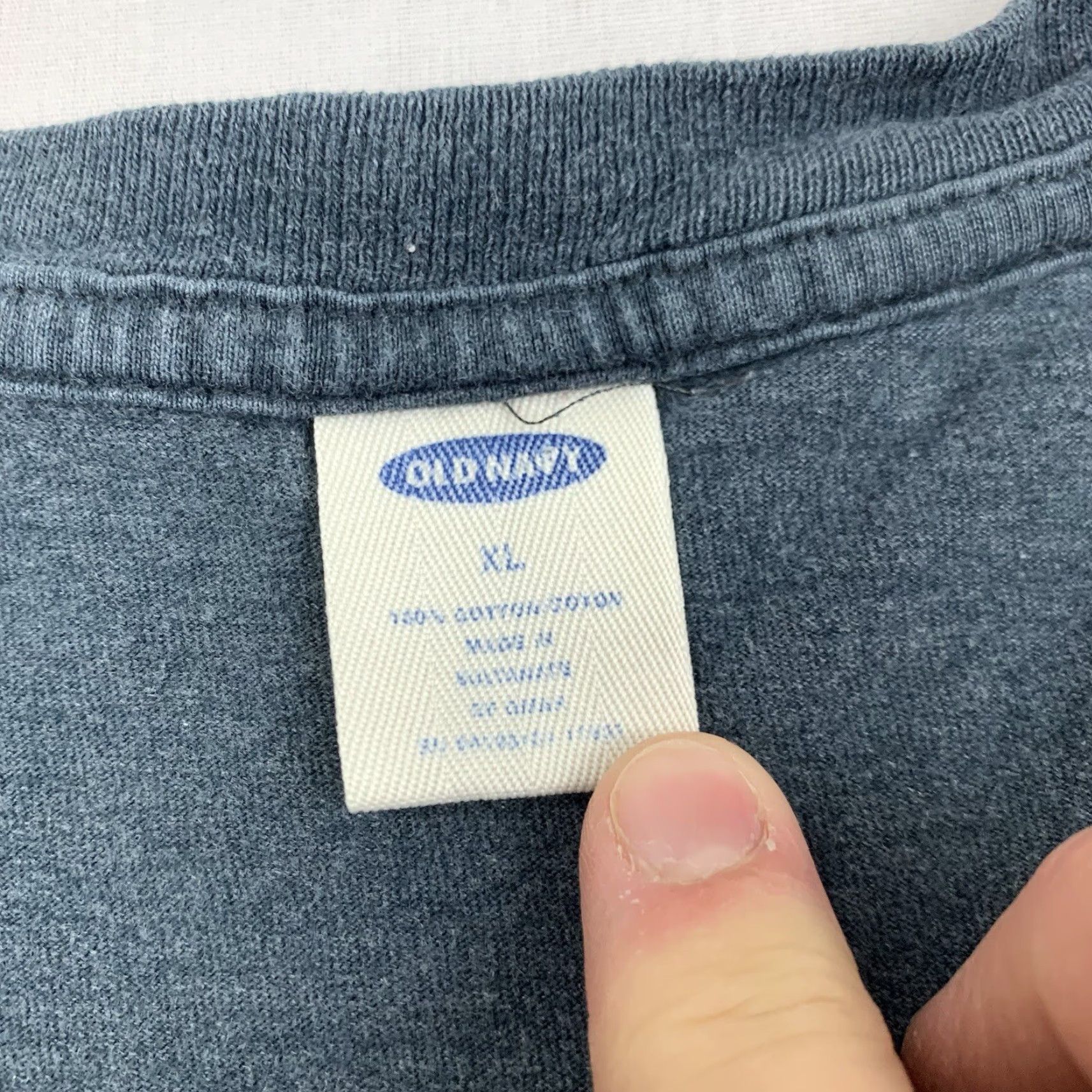Old Navy VINTAGE Old Navy Shirt Adult XL Gray Logo USA Grunge 2000s Crew Neck Long Sleeve T-Shirt Mens Size US XL / EU 56 / 4 - 3 Thumbnail