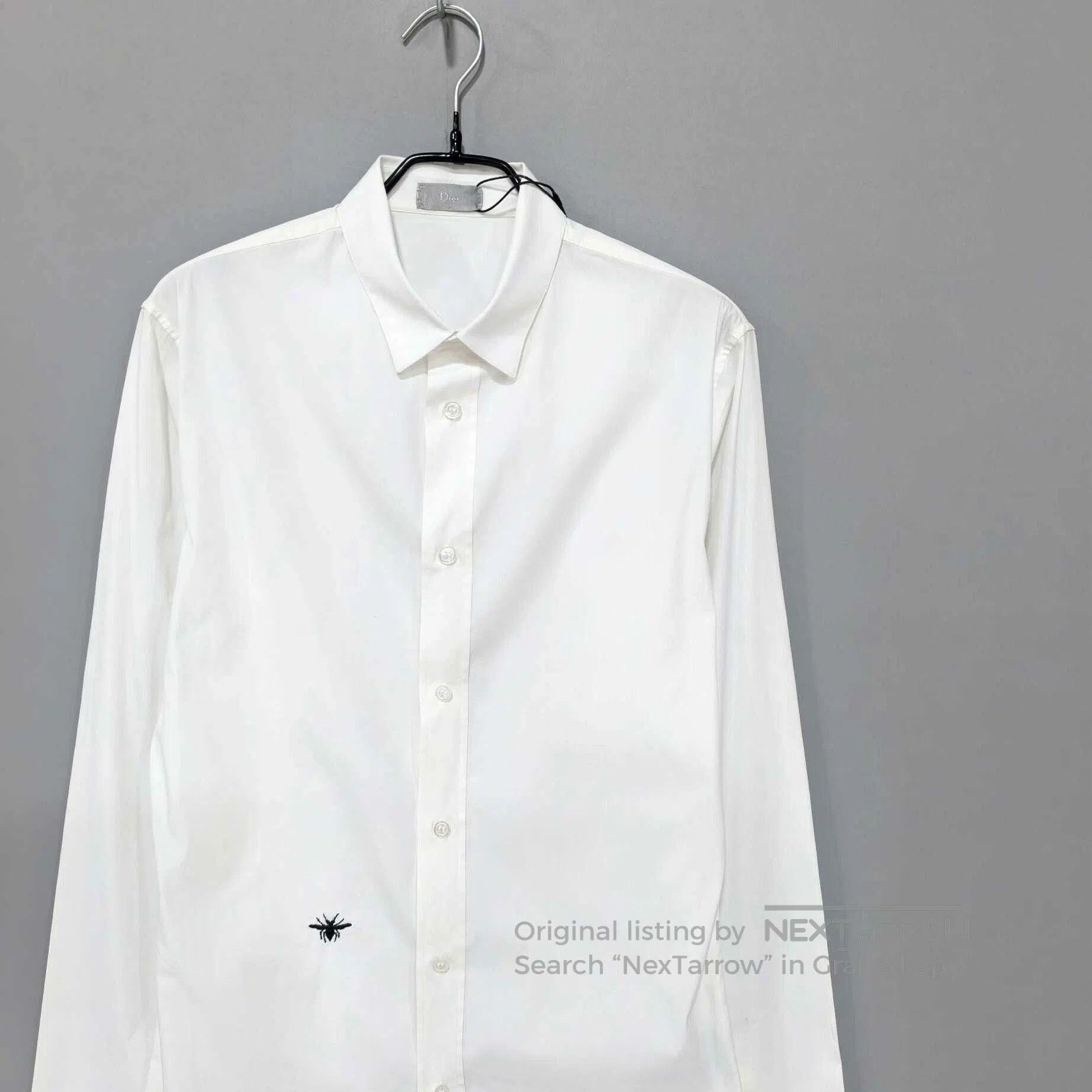 Dior Dior White Bee Embroidery Shirt. Size S / US 4 / IT 40 - 2 Thumbnail