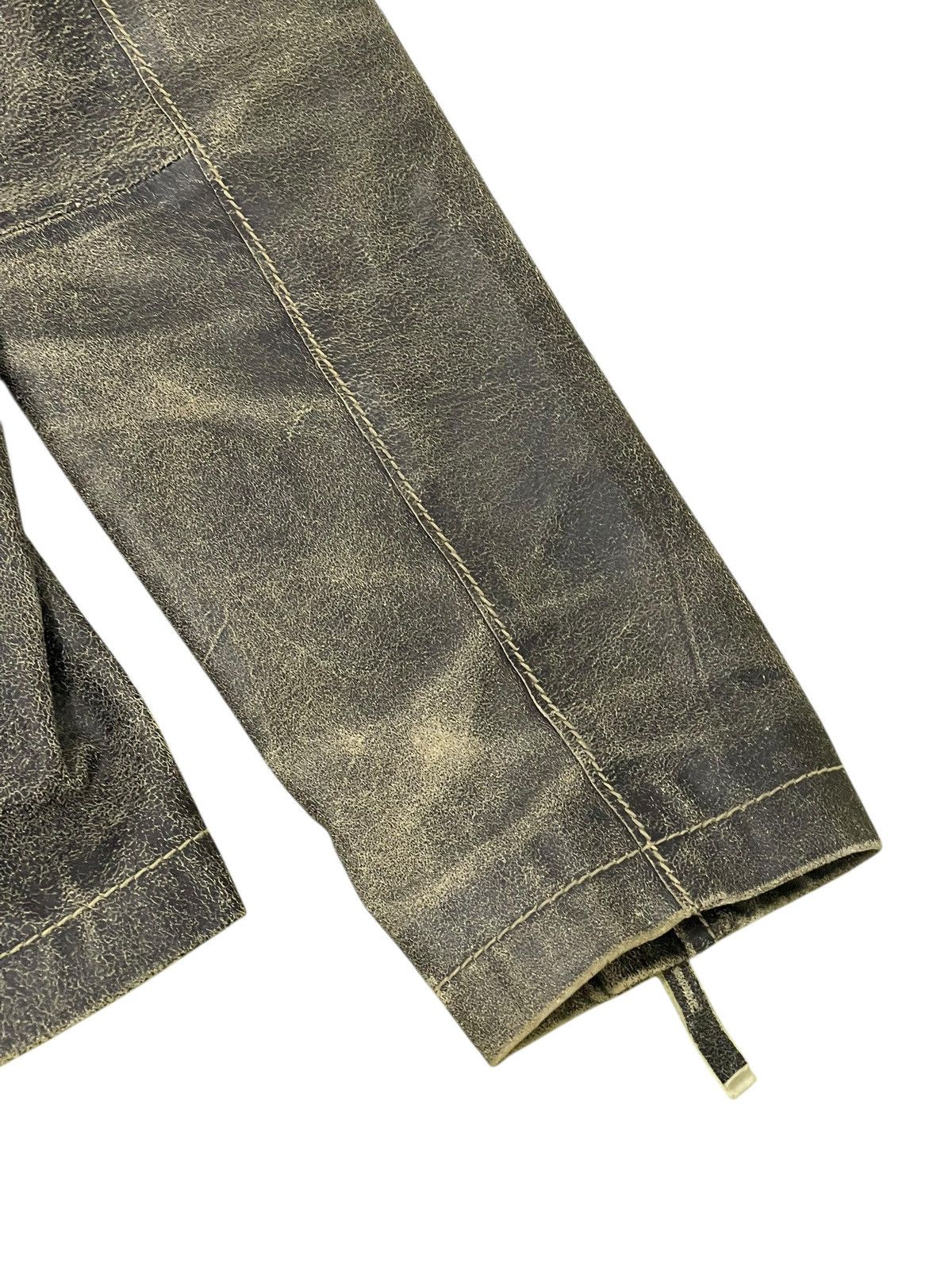 Japanese Brand Blistered Leather Jacket Admix Japan Cowhide Slim 7🟩0 Size US M / EU 48-50 / 2 - 10 Thumbnail