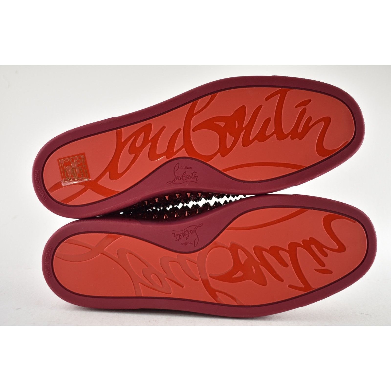 Christian Louboutin Christian Louboutin Men Louis Flat Spike Sanguine Red High Size US 10.5 / EU 43-44 - 12 Thumbnail