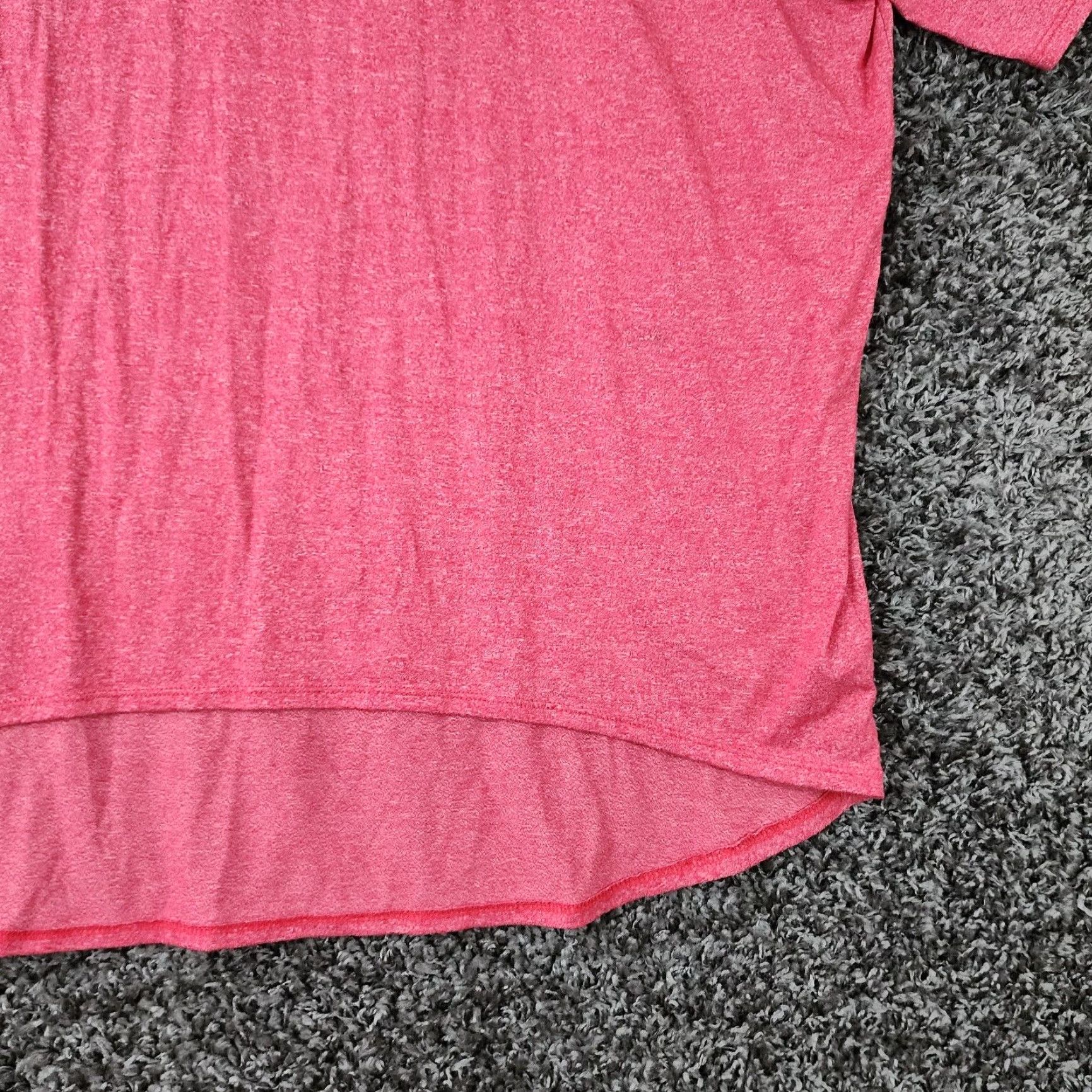 Vintage LULaRoe T-Shirt Women's Heathered Pink Short Sleeve Size 2XL Adult Pink Tee Ladies Short Sleeve 2XL Size 40" / US 18 - 2 Thumbnail
