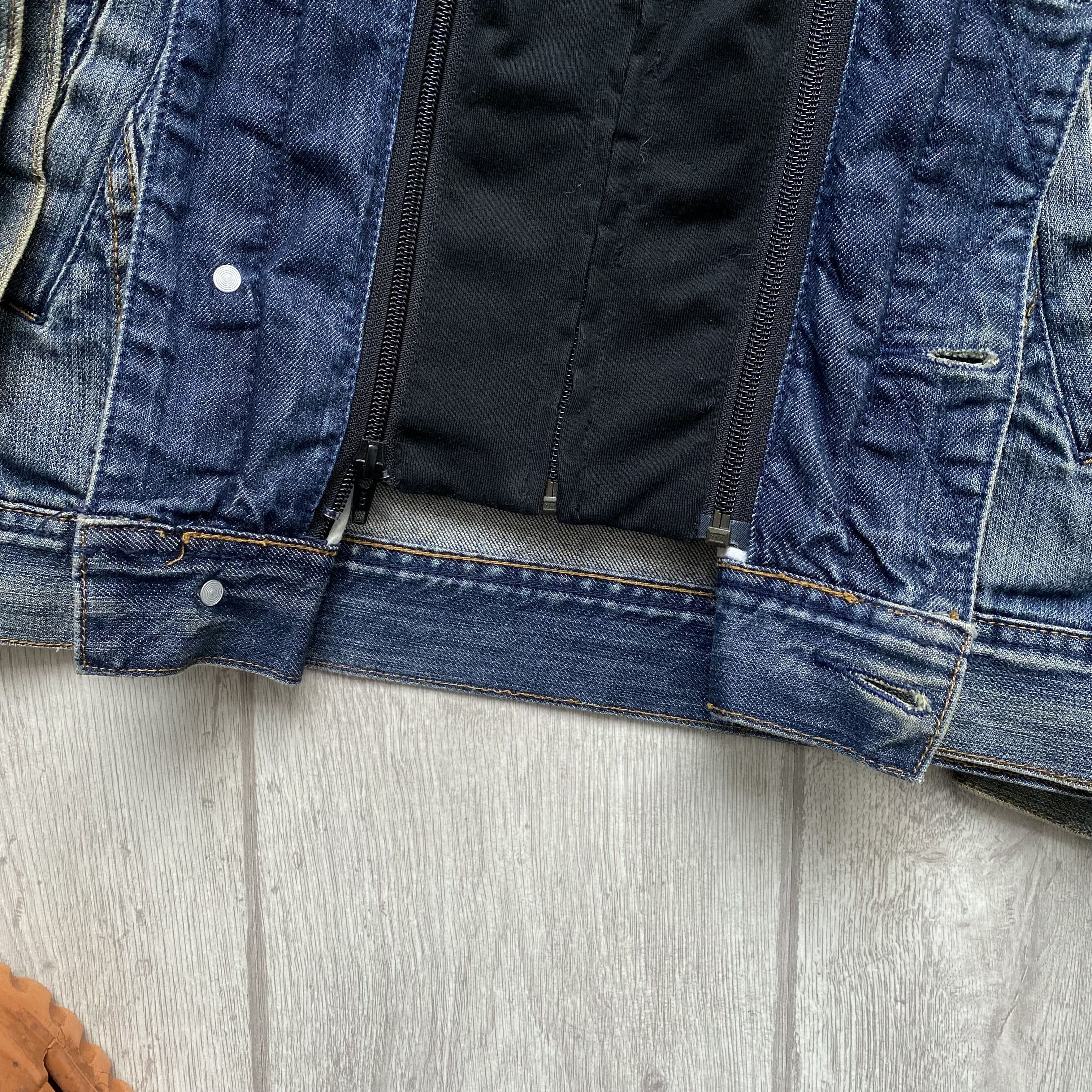 Hysteric Glamour LGB Style Vintage Hooded Trucker Wash Denim Jacket Size US L / EU 52-54 / 3 - 9 Thumbnail