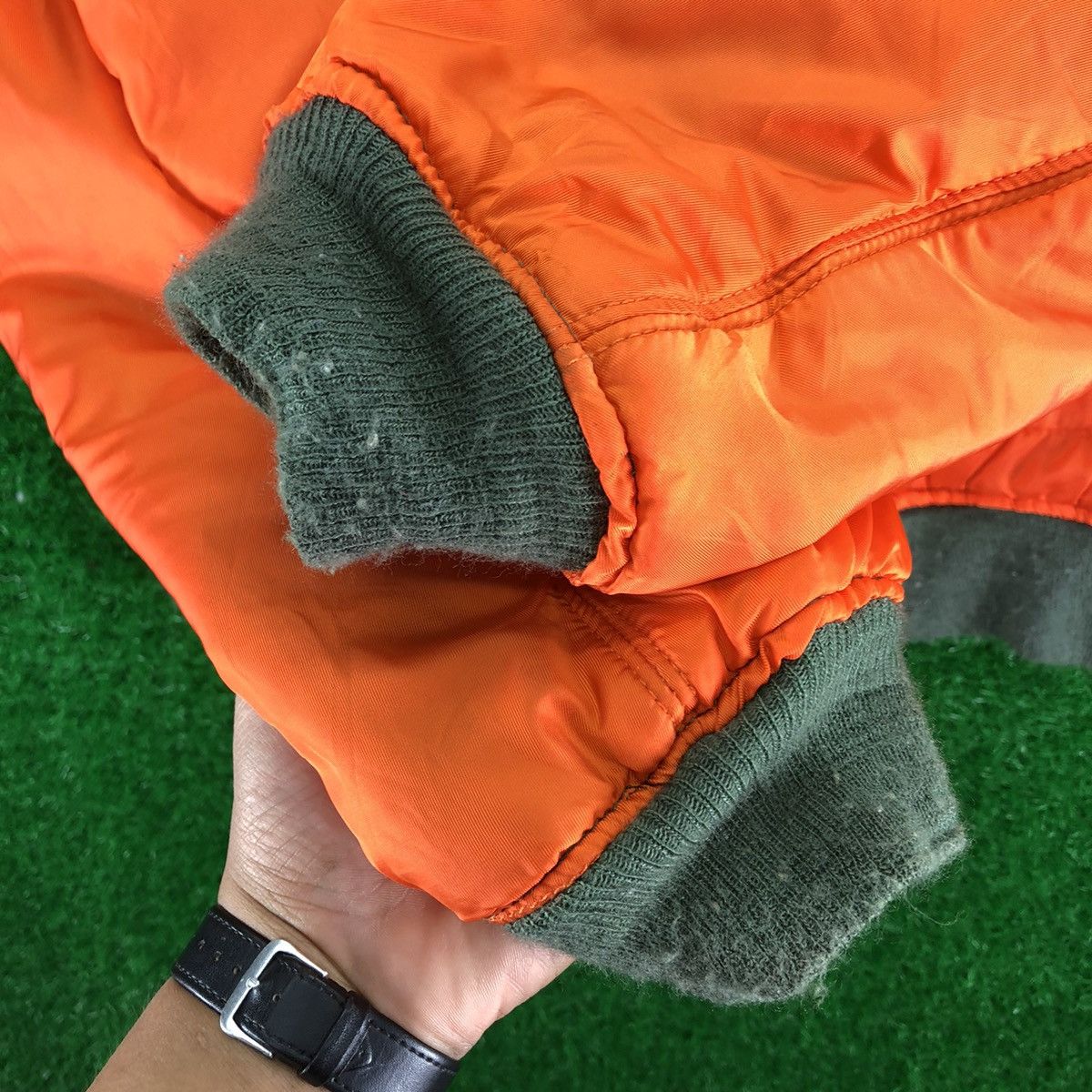 Alpha Industries Vintage 80's Bomber Jacket Reversible by Alpha Industries Size US L / EU 52-54 / 3 - 14 Thumbnail