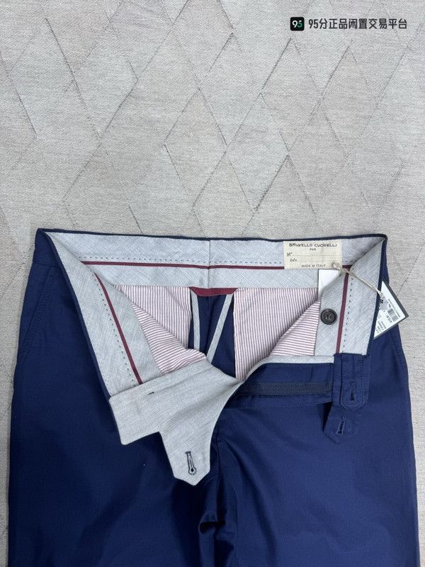 Brunello Cucinelli Brunello Cucinelli Men's Classic Casual Blue Pants Size US 30 / EU 46 - 1 Thumbnail