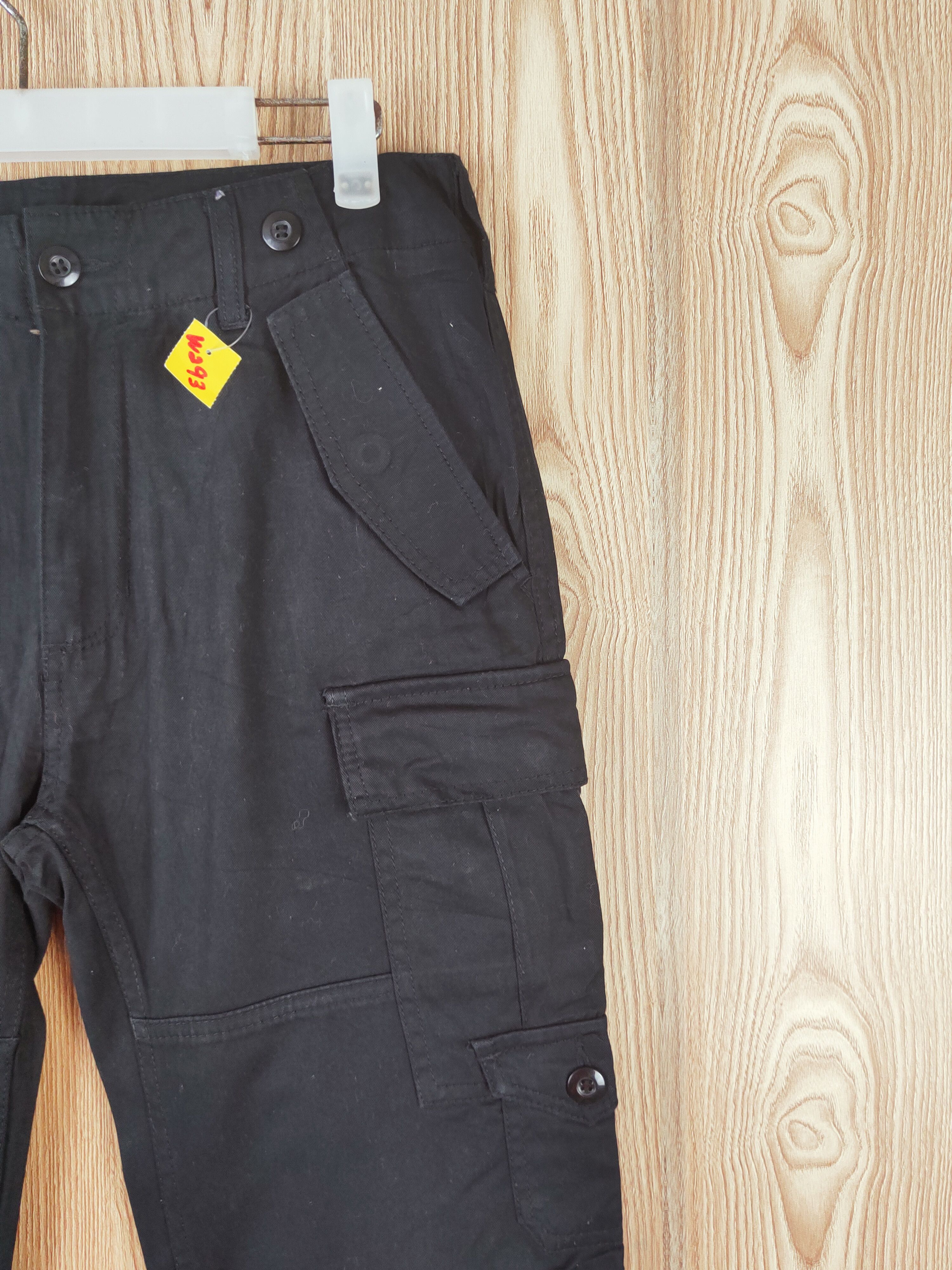 Japanese Brand Japanese Brand Black Multipocket Tactical Cargo Pants #W293 Size US 29 - 5 Thumbnail