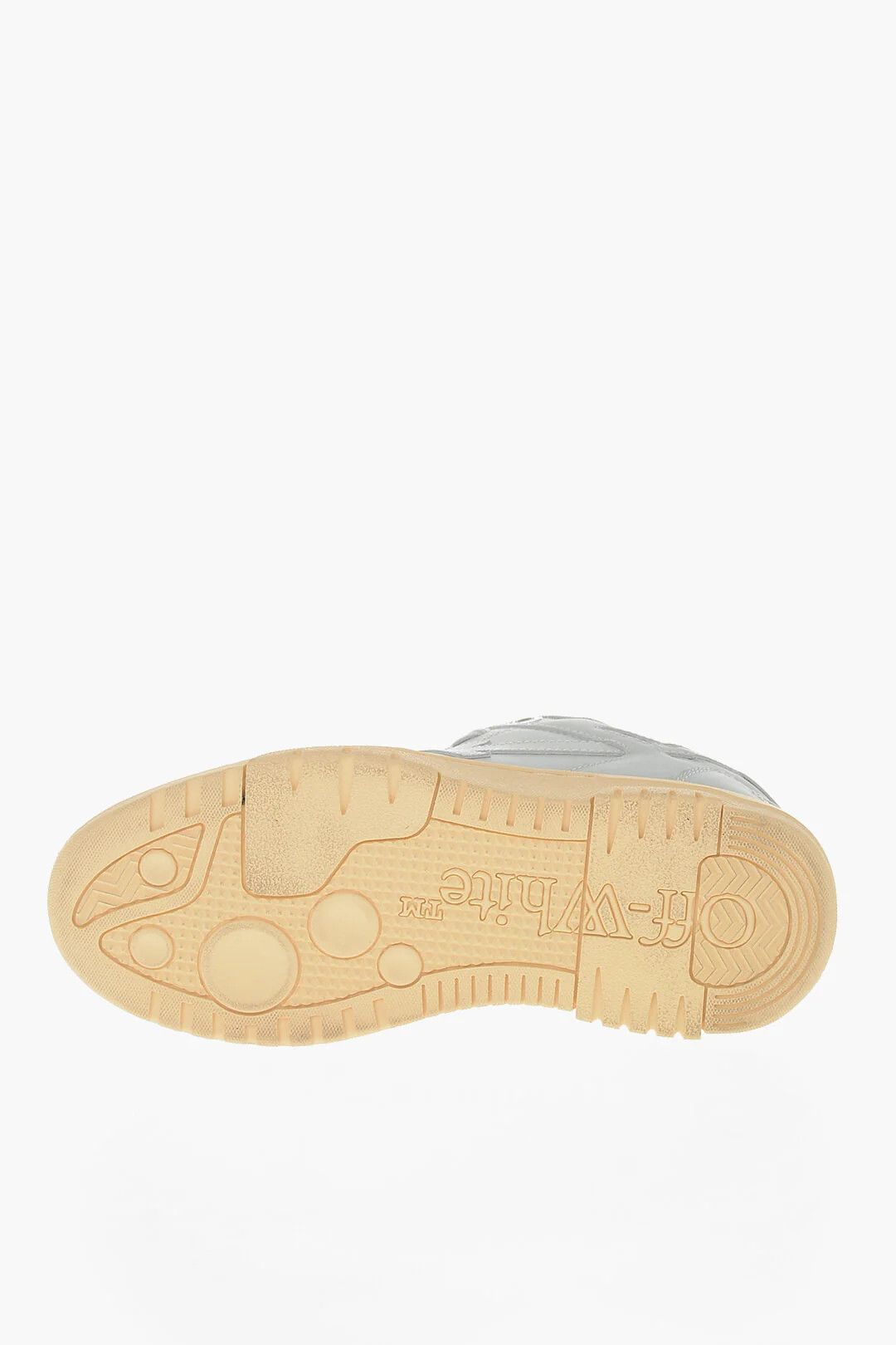 Off-White og1mm0426 Leather Low-Top Sneakers in Grey Size US 11 / EU 44 - 5 Thumbnail