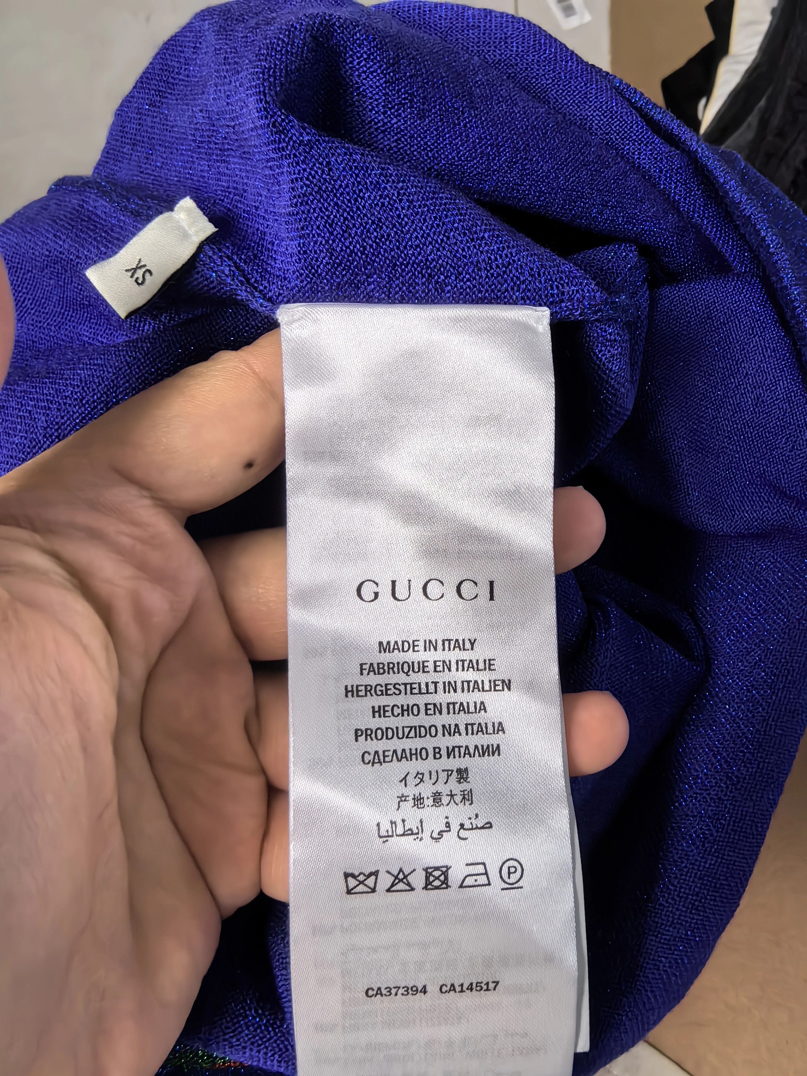 Gucci GUCCI GG Tape Wool Silver Thread Pants Size 25" / US 0 / IT 36 - 4 Thumbnail