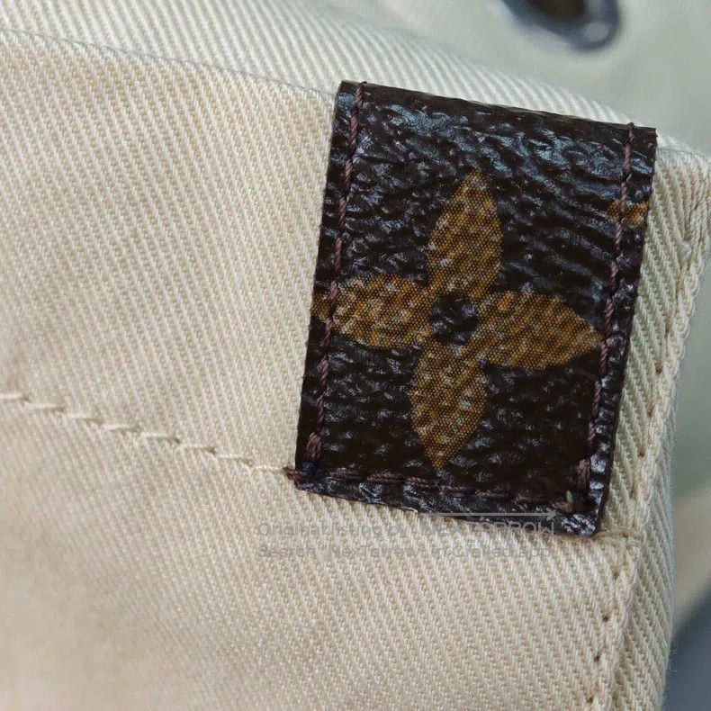 Louis Vuitton Louis Vuitton Beige presbyopic leather-label belted trouse Size US 38 / EU 54 - 8 Thumbnail