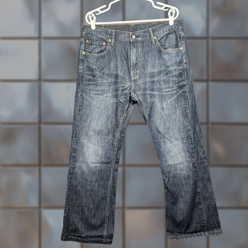 Levi's Levi's 527 Jeans Mens 36x27 Blue Bootcut Western Cowboy 100% Cotton Tagged 36x30 Jeans Mens Wardrobe Essentials Denim Cotton 5-Pocket Size US 36 / EU 52 - 1 Thumbnail