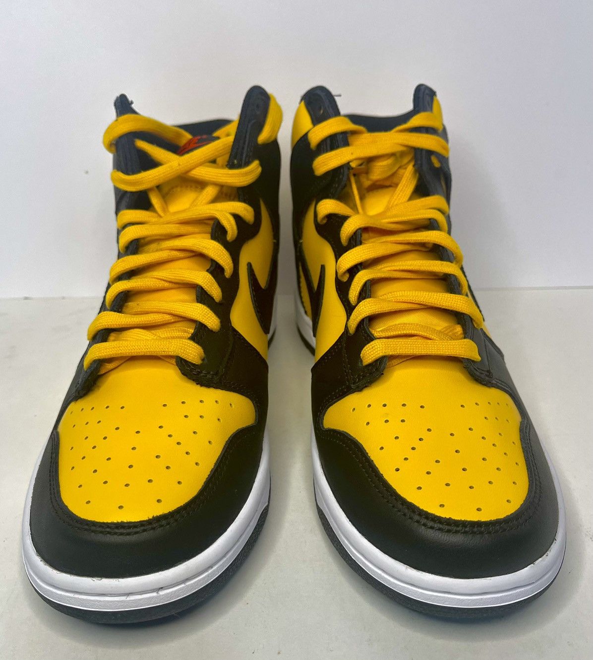 Nike Nike Dunk Retro High Bruce Lee Reverse Goldenrod Size 9 Mens Size US 9 / EU 42 - 3 Thumbnail