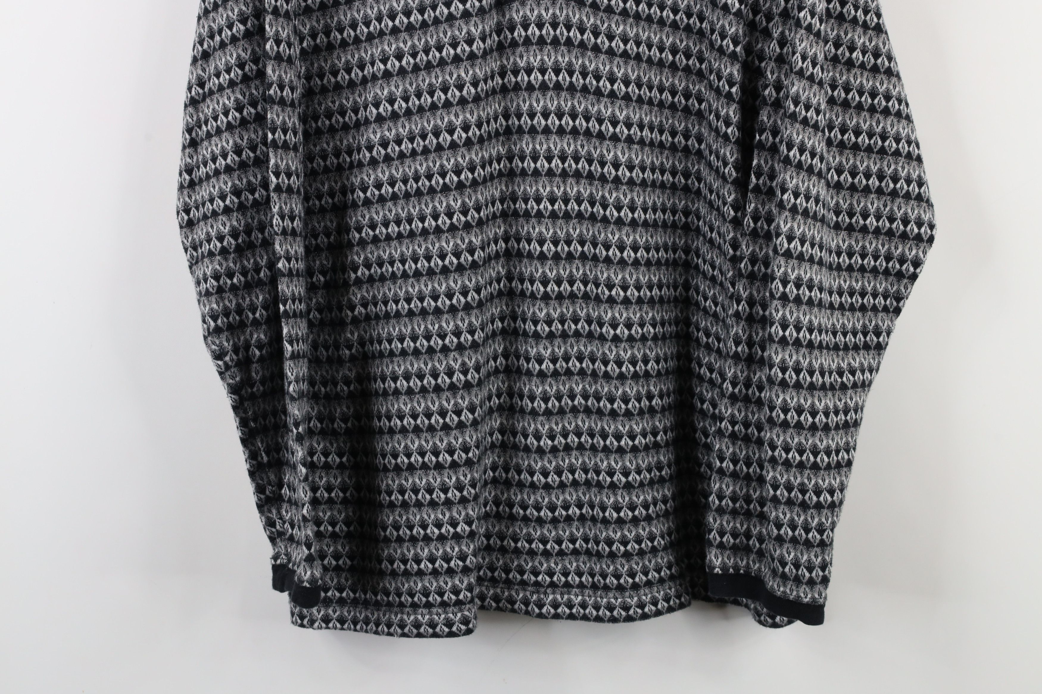 Vintage Vintage 90s Streetwear Diamond Knit Long Sleeve Polo Shirt Size US S / EU 44-46 / 1 - 3 Thumbnail