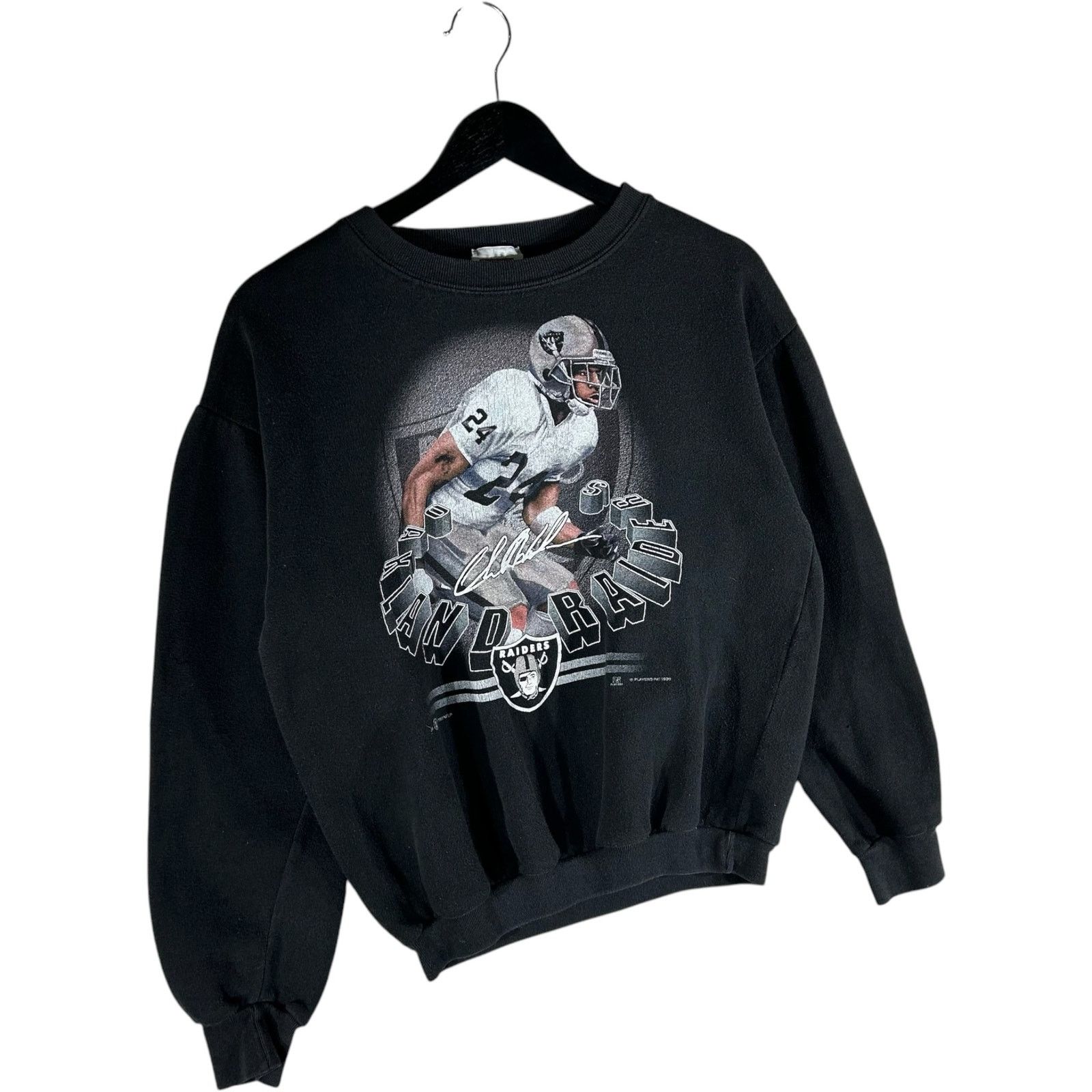 Vintage Vintage Oakland Raiders Charles Woodson NFL Crewneck XL Size US XL / EU 56 / 4 - 4 Thumbnail