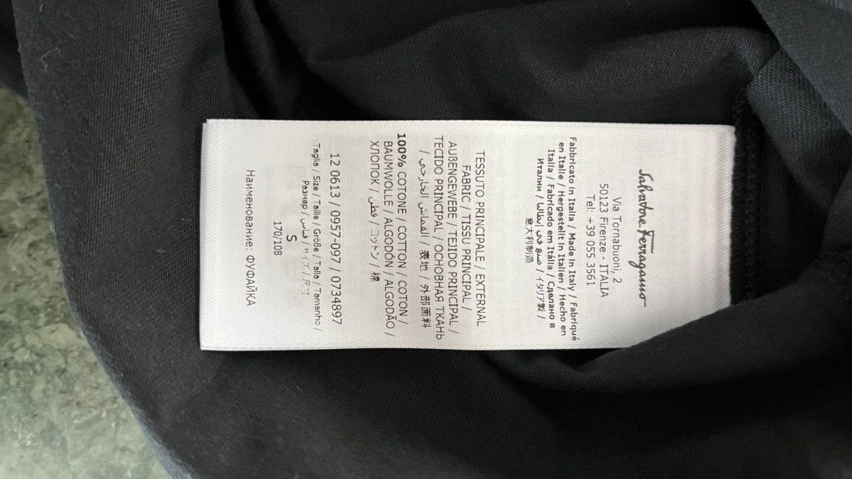 Salvatore Ferragamo Salvatore Ferragamo logo tshirt new with tags Size US S / EU 44-46 / 1 - 5 Thumbnail