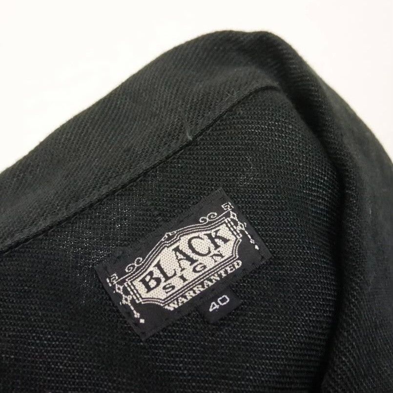BLACK SIGN Black Sign Linen Twill Pleats Jacket Size US XXS / EU 40 - 4 Thumbnail