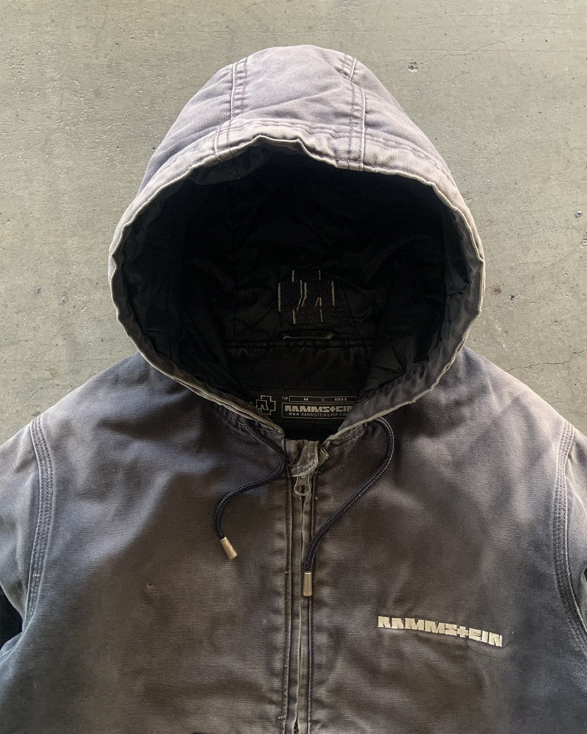 Vintage Rammstein Faded Black Active Jacket Size US M / EU 48-50 / 2 - 4 Thumbnail