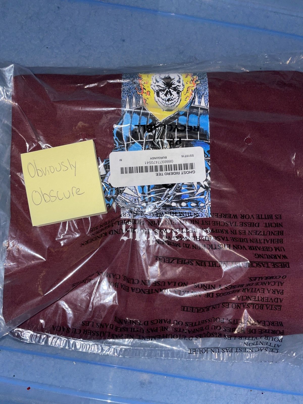 Supreme × Vintage Supreme Ghost Rider Tee Size US M / EU 48-50 / 2 - 3 Thumbnail