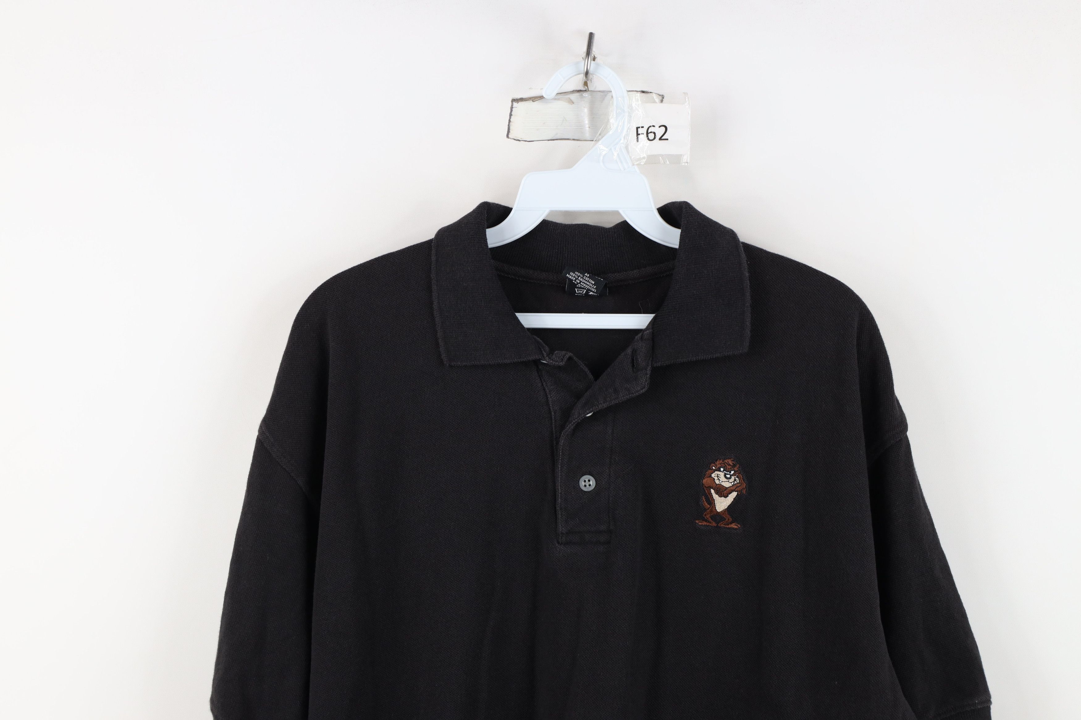 Vintage Vinage 90s Looney Tunes Tazmanian Devil Taz Golf Polo Shirt Size US M / EU 48-50 / 2 - 2 Thumbnail