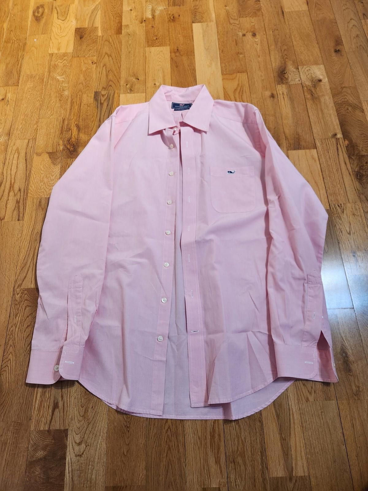Vineyard Vines Vineyard Vines Slim Fit Tucker Shirt Pink Men's Medium Size US M / EU 48-50 / 2 - 1 Thumbnail