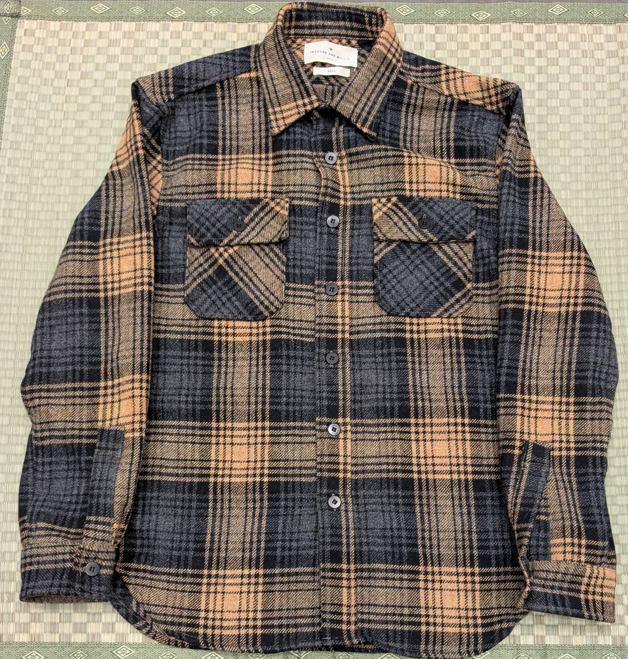 Imogene + Willie Imogene and Willie Hall CPO Overshirt 100% Wool Made in USA Size US L / EU 52-54 / 3 - 1 Thumbnail
