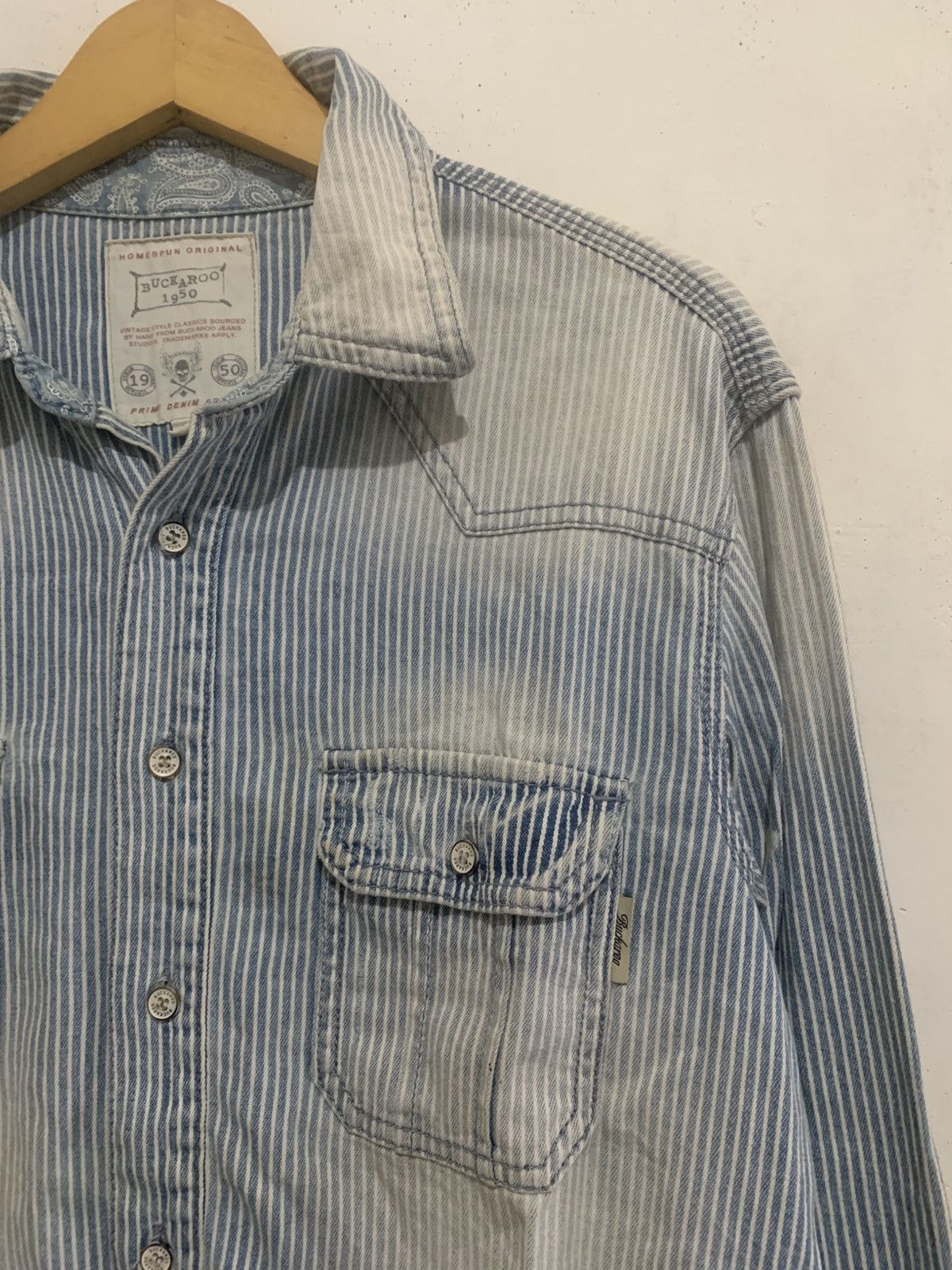 Japanese Brand Buckaroo Button Shirt Faded style Size US M / EU 48-50 / 2 - 6 Thumbnail