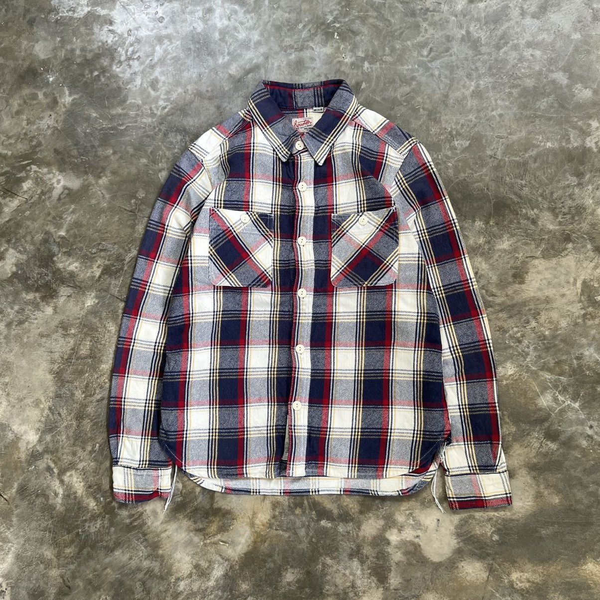 Sugar Cane Houston Union Made Flannel Shirt Size US M / EU 48-50 / 2 - 1 Thumbnail