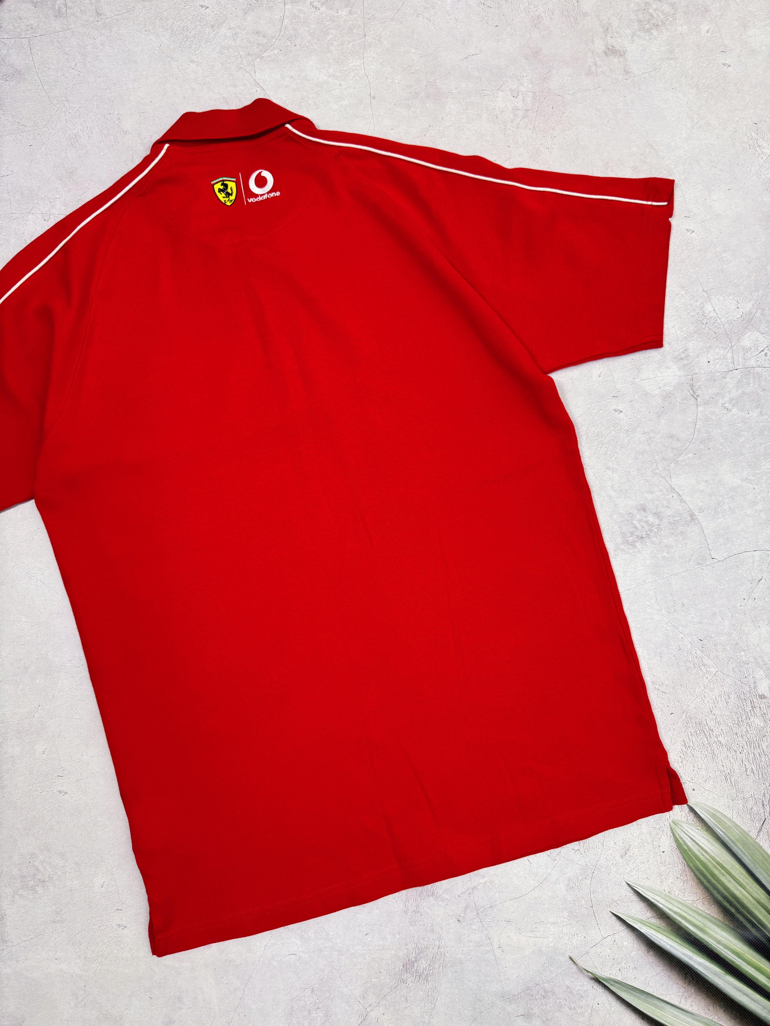 Ferrari × Formula 1 × Vintage Y2K 2002 Ferrari & Vodafone Polo T-Shirt Racing F1 Team Size US M / EU 48-50 / 2 - 15 Thumbnail