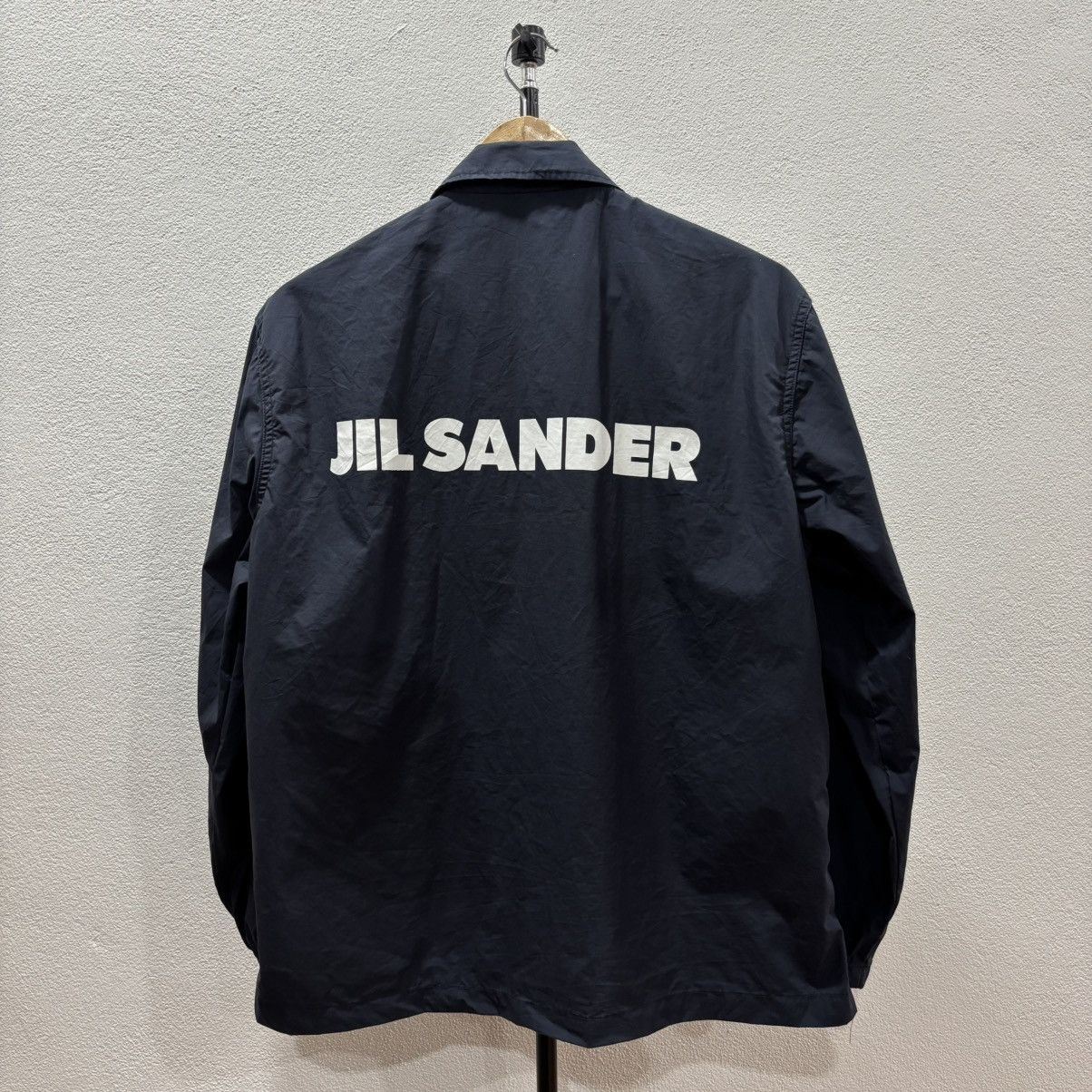 Jil Sander JIL SANDER Coach Jacket Navy Size US S / EU 44-46 / 1 - 1 Thumbnail