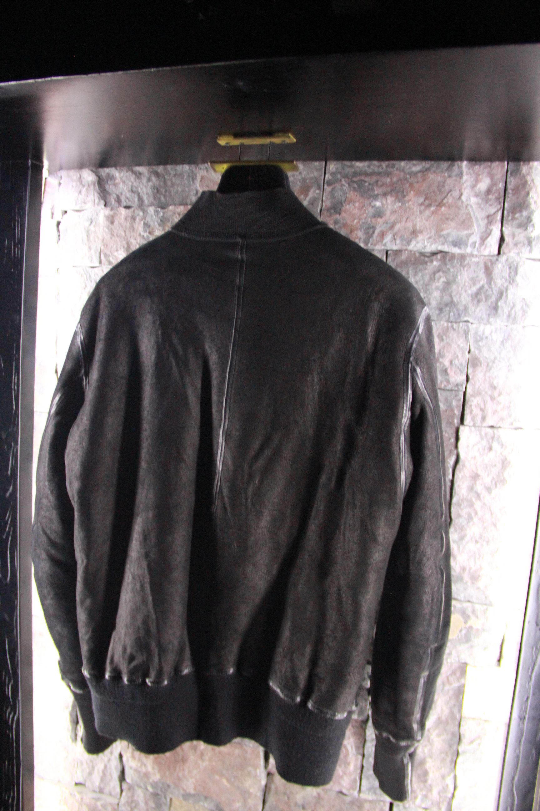 Isaac Sellam Experience Black Reversible Alpaca Shearling Bomber Size US S / EU 44-46 / 1 - 11 Thumbnail