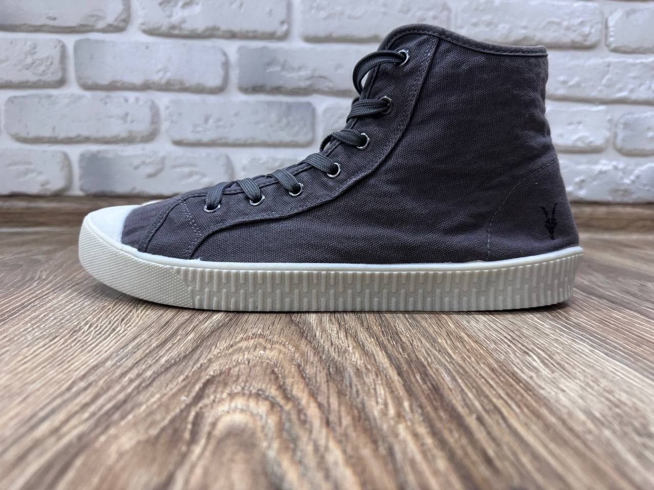 Allsaints Allsaints Max Canvas High Top Sneakers Shoes Size US 13 / EU 46 - 1 Thumbnail