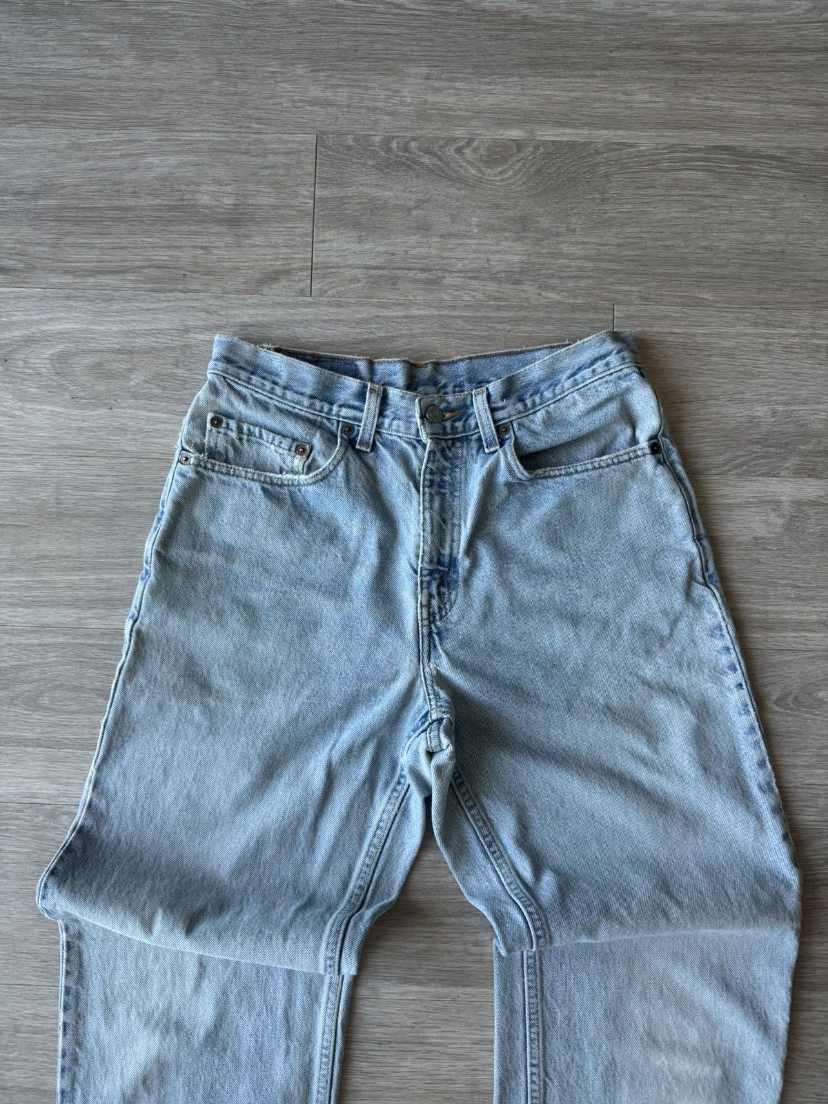 Levi's Vintage Clothing Vintage Levi’s 468 Relaxed Fit 32x34 Y2K Light Wash Red Tab Size US 32 / EU 48 - 3 Thumbnail