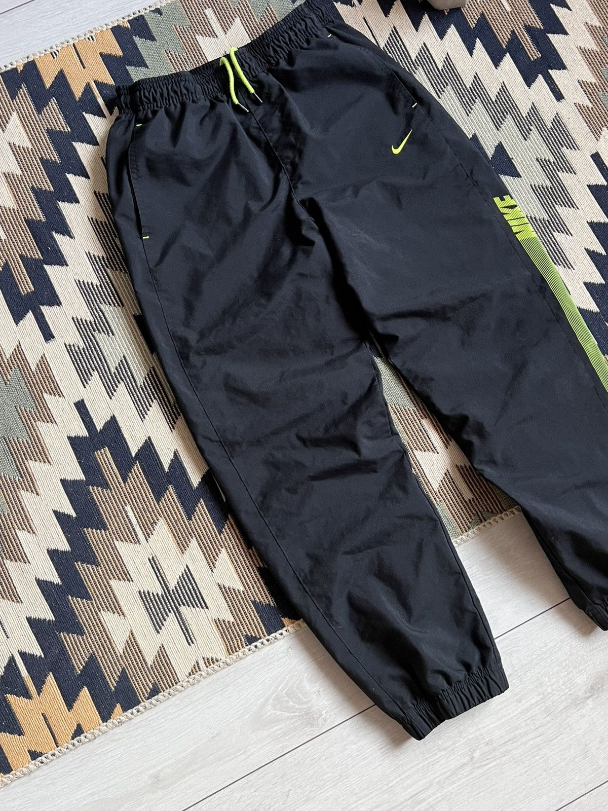 Other Nike Y2k Drill Swoosh Nylon Pants Size US 28 / EU 44 - 3 Thumbnail